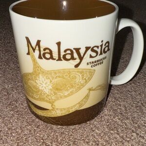 Starbucks Malaysia Collector Mug in Cream and Brown